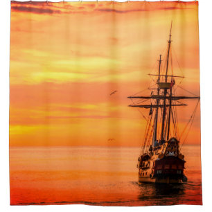 Ship Shower Curtain