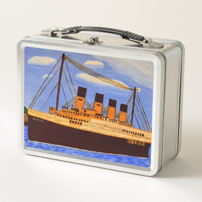 Ship Titanic lunch box  (Front)