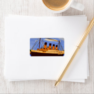 Ship Titanic Return Address Labels