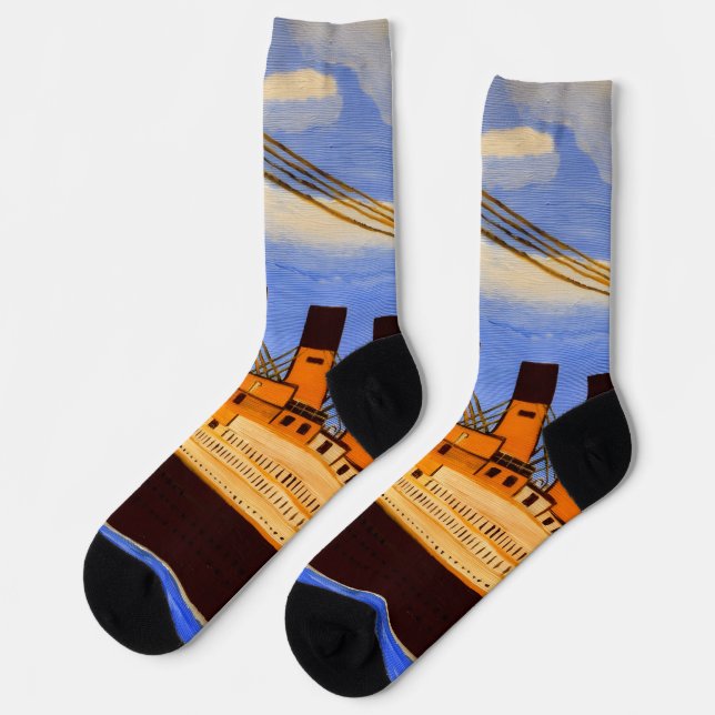 Ship Titanic socks  (Left)
