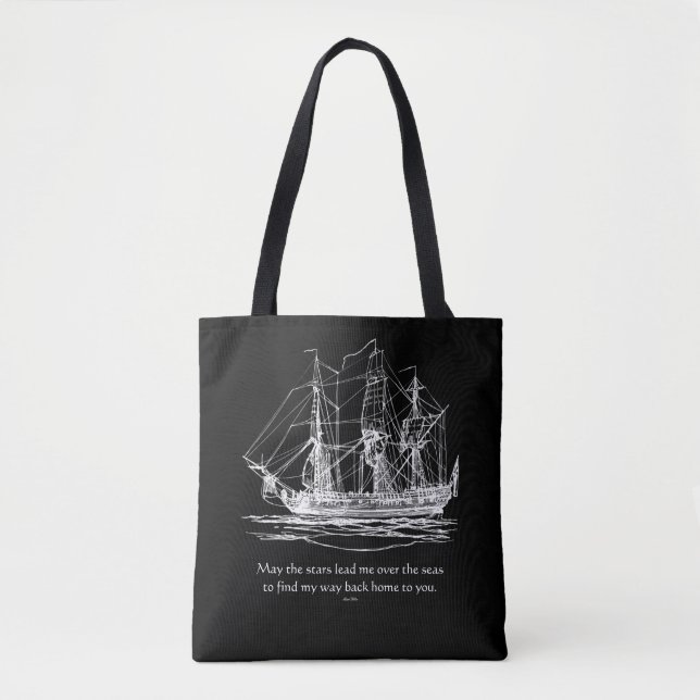 Ship Tote Bag (Front)