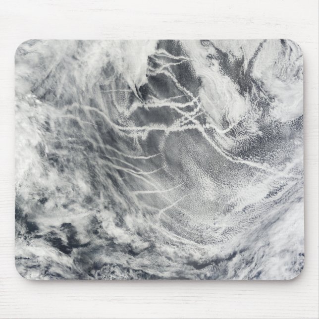 Ship tracks in the Pacific Ocean Mouse Mat (Front)