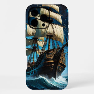 Ship Under Starry Sky iPhone 16 Pro Max Case