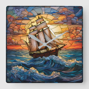 Ship Wall Clock