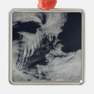 Ship-wave-shaped clouds in the South Indian Oce Metal Tree Decoration