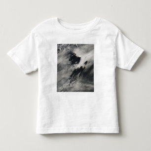 Ship-wave-shaped wave clouds and cloud vortices toddler T-Shirt
