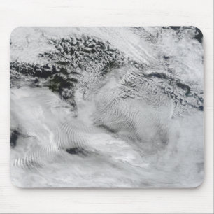 Ship-wave-shaped wave clouds mouse mat