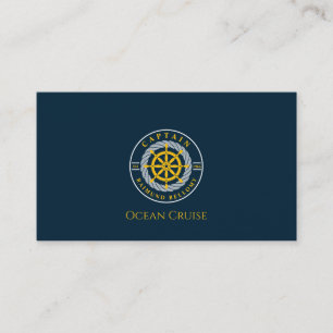 Ship Wheel Helm Business Card