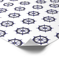 Ship Wheel Navy Nautical Boat Captain Sailors