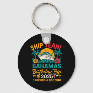 Ship Yeah Hamas Birthday Trip 2025 Cruise Matching Key Ring