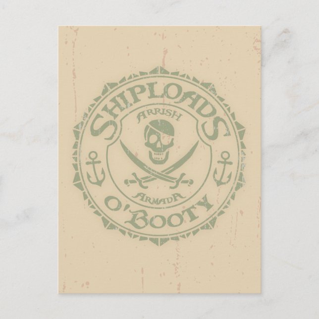 Shiploads O'Booty Postcard (Front)