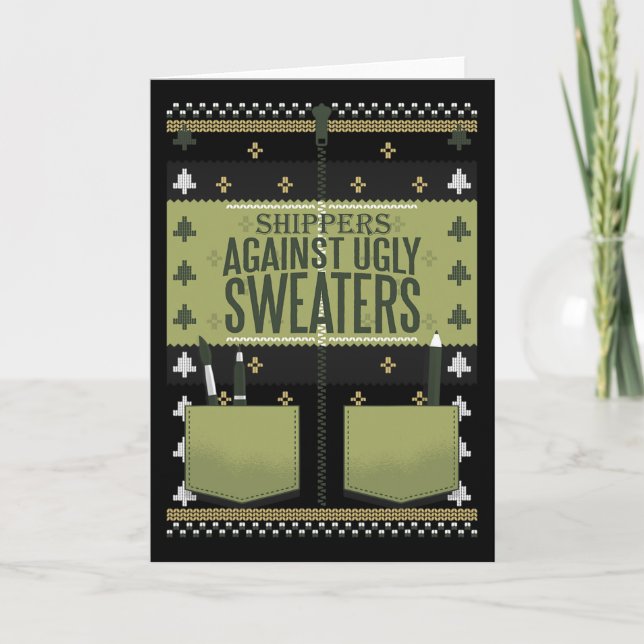 Shippers Against Ugly Sweaters  Card (Front)