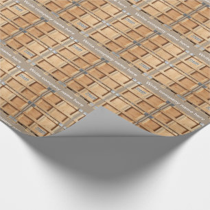 Shipping boxes wrapping paper