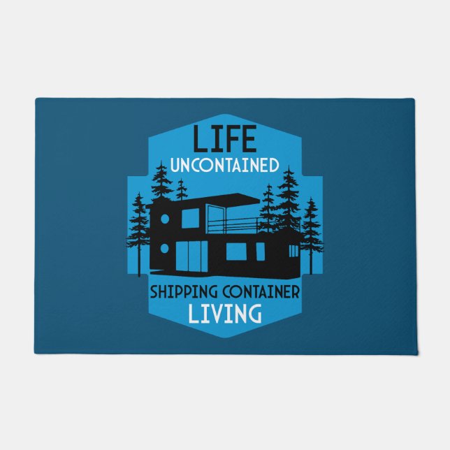 Shipping Container Architecture Doormat (Front)