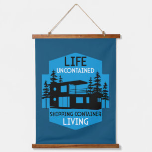Shipping Container Architecture Hanging Tapestry