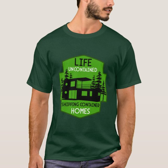 Shipping Container Architecture T-Shirt (Front)