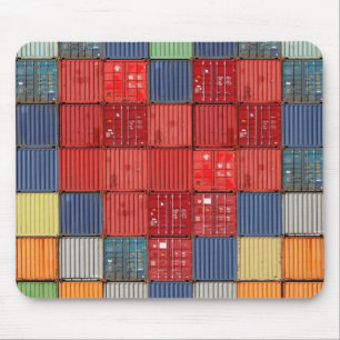 Shipping Container Heart Mouse Mat
