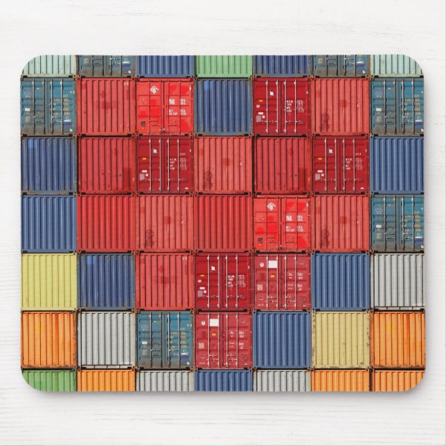 Shipping Container Heart Mouse Mat (Front)