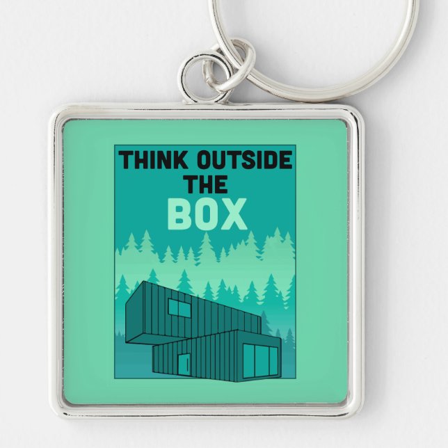  Shipping Container Home living Key Ring (Front)