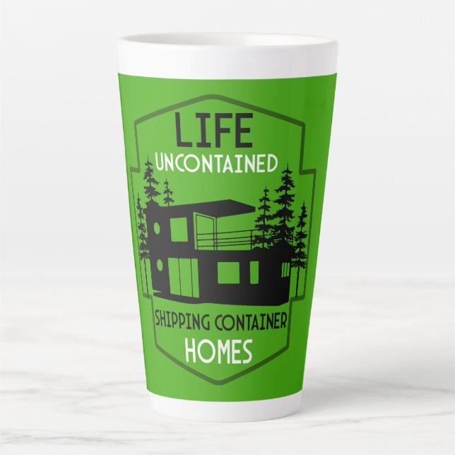  Shipping Container Home living Latte Mug (Front)