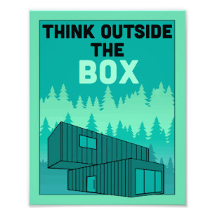 Shipping Container Home living Photo Print