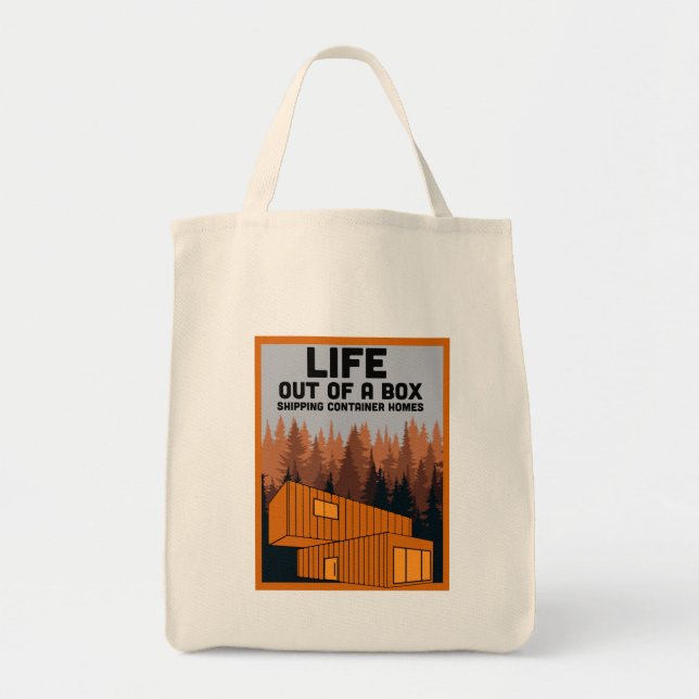  Shipping Container Home living Tote Bag (Front)