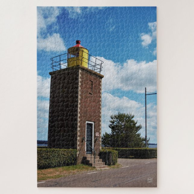 Shipping engines in Willemstad The Netherlands Jigsaw Puzzle (Vertical)