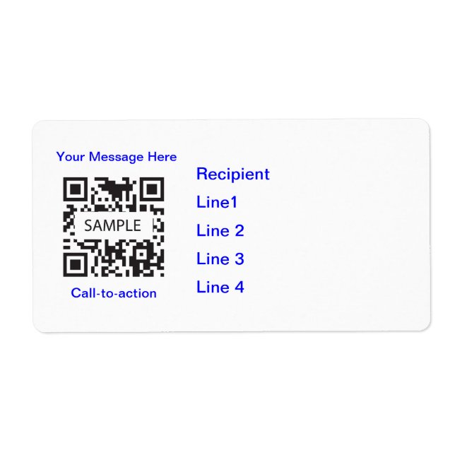 Shipping Label Template Generic 1 (Front)