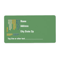 Shipping Label Template Please View Notes