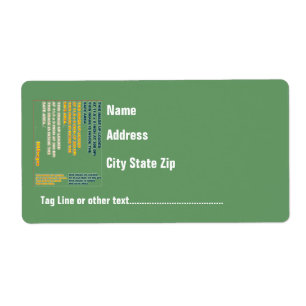 Shipping Label Template Please View Notes