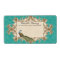Shipping Labels - Teal Vintage Peacock & Etchings