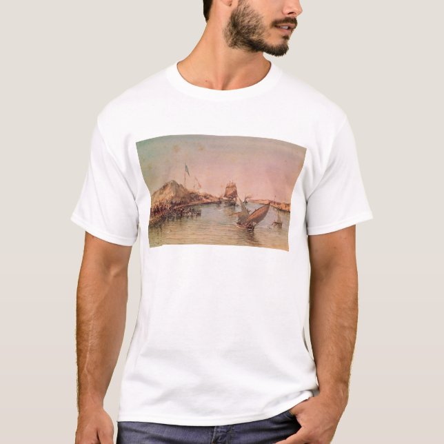 Shipping on the Suez Canal T-Shirt (Front)
