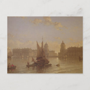 Shipping on the Thames at Greenwich Postcard