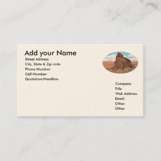 Shiprock ~ Tsé Bit' A'í ~  Business Card