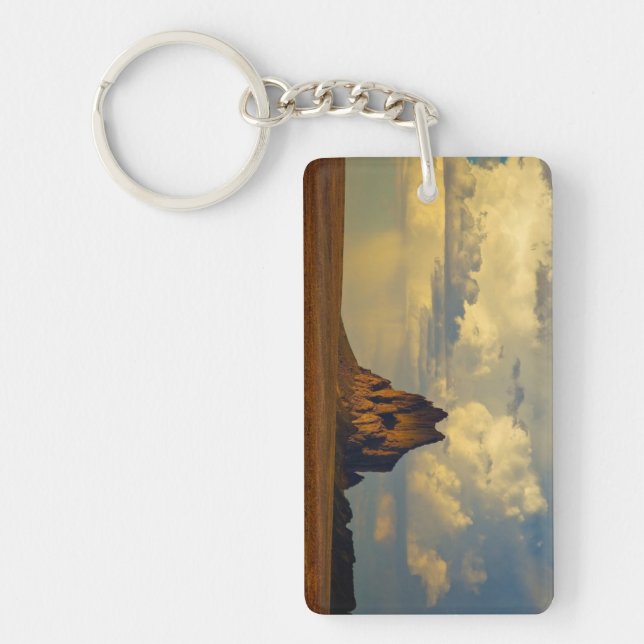 Shiprock vs. Thunderhead Key Ring (Front)