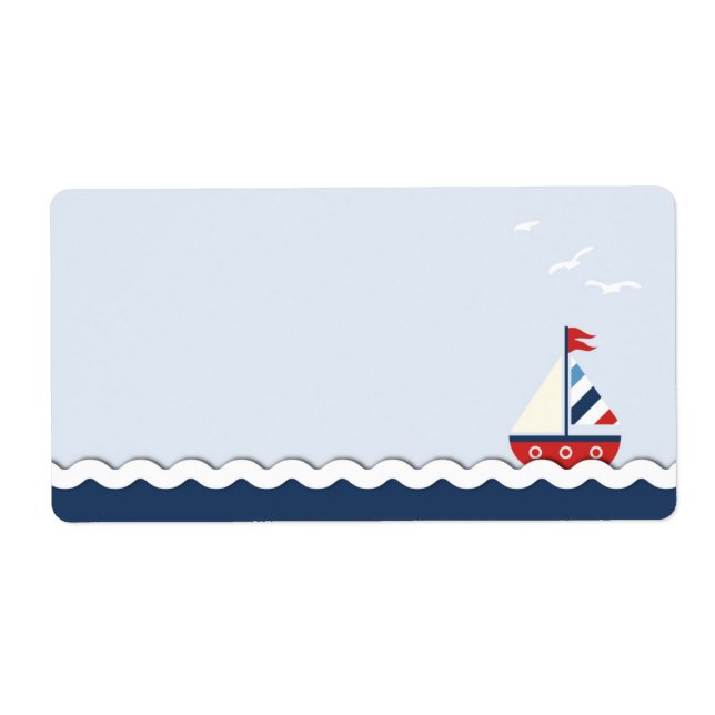 Ships Ahoy! Name Tag (Front)