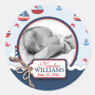 Ships Ahoy! Photo Sticker