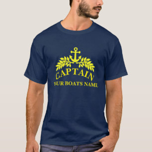 Ships anchor boat captain T-Shirt