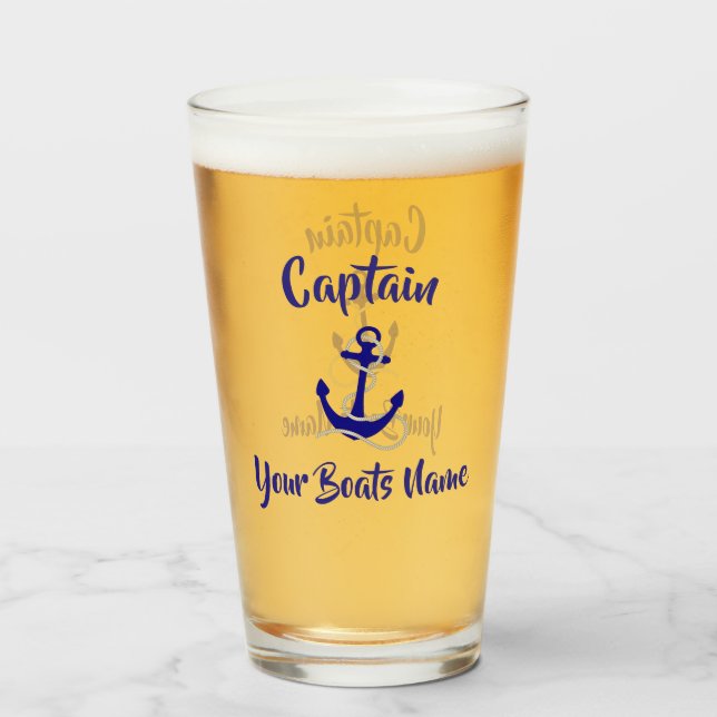 Ships anchor boat captains glass (Front Filled)