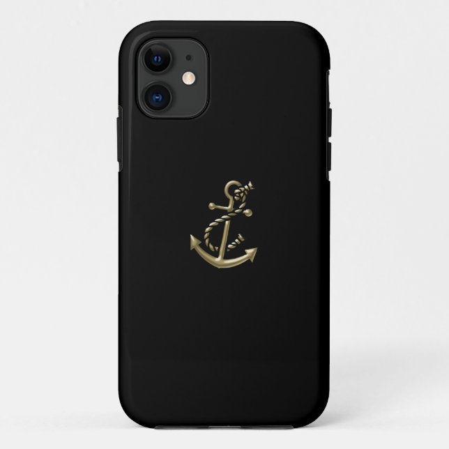 Ship's Anchor Nautical Marine-Themed Gift Case-Mate iPhone Case (Back)