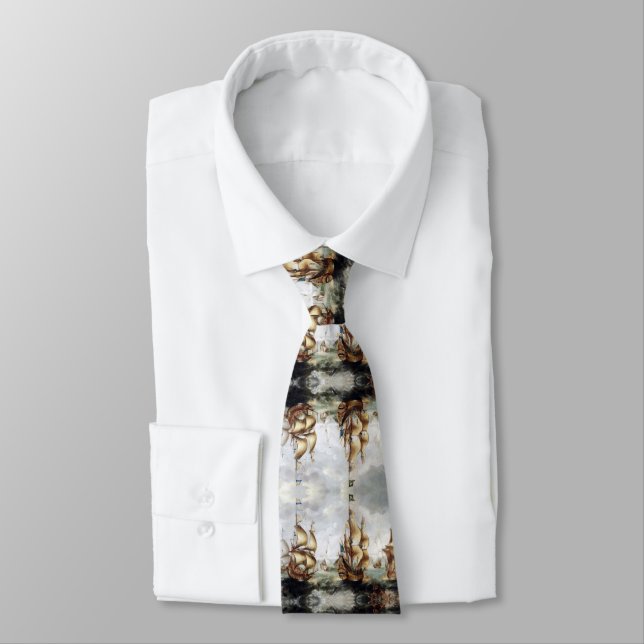 Ships at sea 1632 tie (Tied)