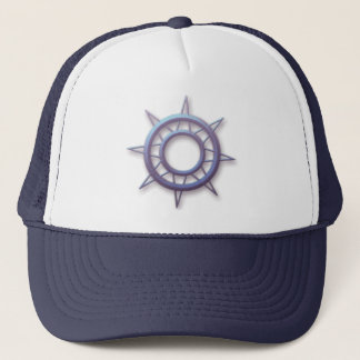 Ship's Compass Wheel Trucker Hat