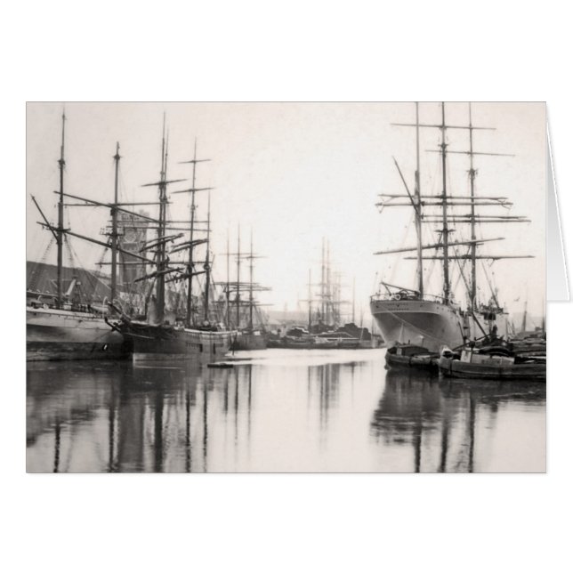 Ships in Harbour (Front Horizontal)