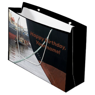 Ships Large Gift Bag