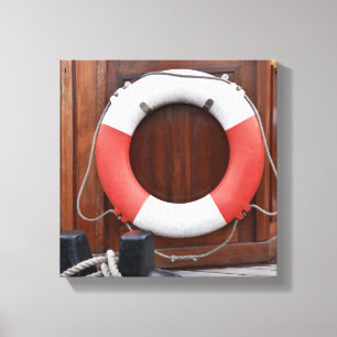 Ships Lifebelt Canvas Print
