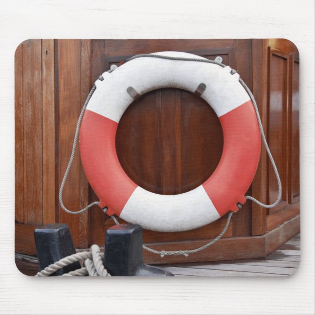 Ships Lifebelt Mouse Mat (Front)