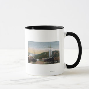 Ships Loading Lumber Mug