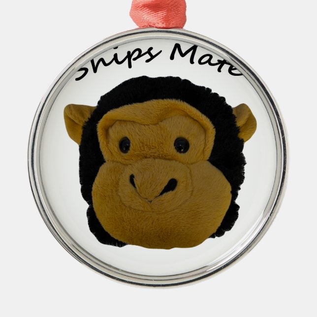 Ships Mate Metal Tree Decoration (Front)