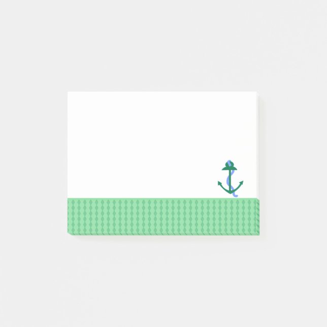 Ships Nautical Anchor Post-it Notes (Front)