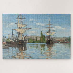 Ships on the Seine – Claude Monet Masterpiece Jigsaw Puzzle
